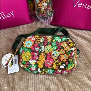 Vera Bradley Peanuts Garden Collection - Mini Belt Bag